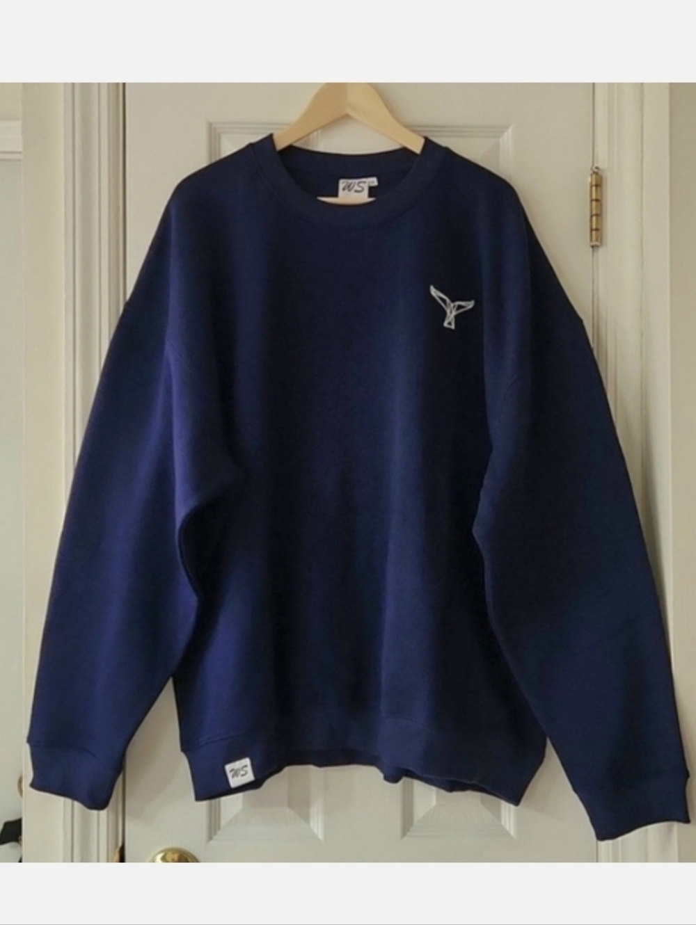 Navy Crewneck Sweatshirt - Comfort Fit